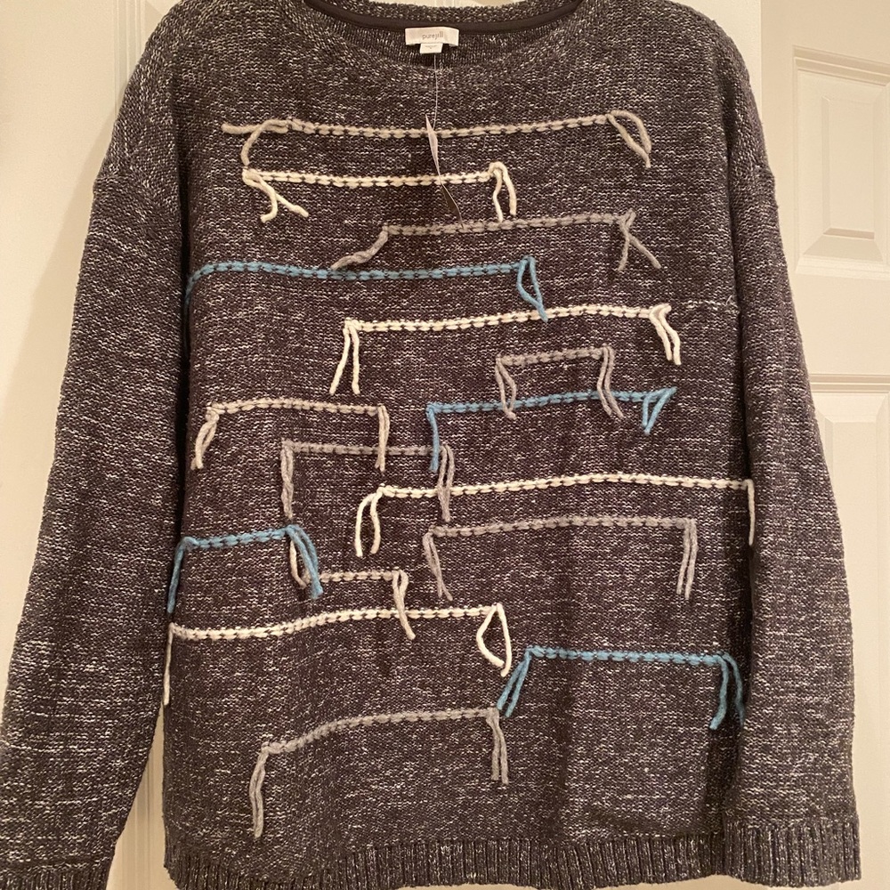 Gray Knit J.Jill sweater